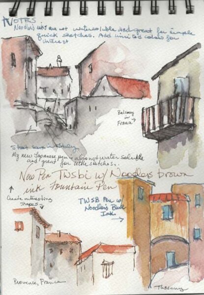 Village sketch notebook